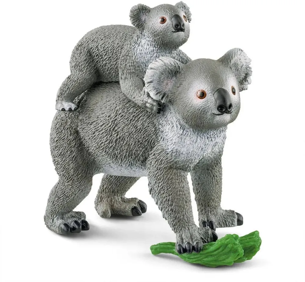 Figurina Schleich Figures WILD LIFE Koala mother with a baby