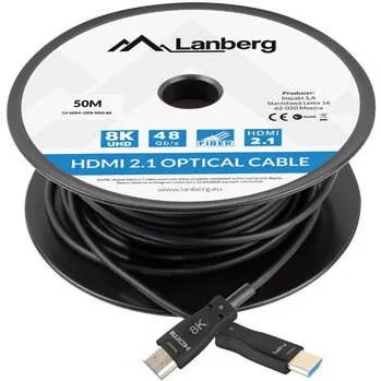 Cablu HDMI LANBERG M/M V2.1 50M 8K OPTICAL AOC