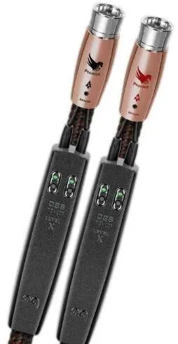 AudioQuest Cablu audio 2XLR - 2XLR  Pegasus, 0.75m, Level 6 noise Dissipation with Graphene, Solid PSC+