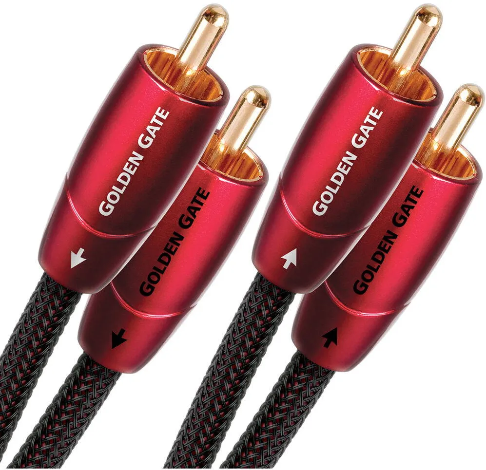 AudioQuest Cablu audio 2RCA - 2RCA Golden Gate, 2m