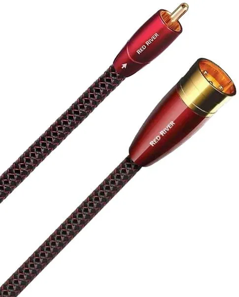AudioQuest Cablu audio XLR - RCA  Red River, 3m