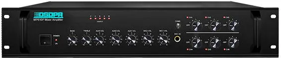 DSPPA Amplificator 350W cu mixer MP1010P, 6 zone, 2Mic si 3AUX, Phantom Power, 100V