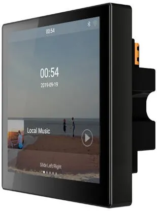 DSPPA Amplificator stereo de perete 2x10W DM839 cu microUSB/microSD/Bluetooth/WIFI si AUX cu ecran LED 4", Intercom