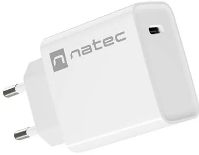 Incarcator GSM Natec NETWORK RIBERA USB-C 20W PD Alb