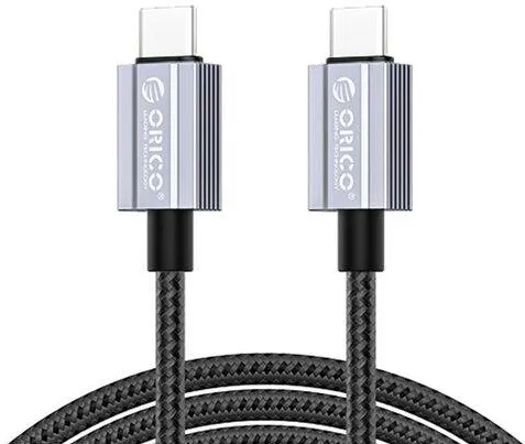 Orico Cablu USB GQA100 100W USB Type-C - USB Type-C 2m Negru