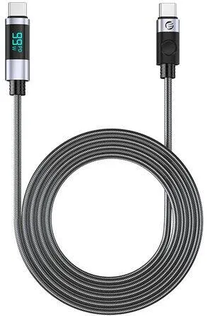 Orico Cablu USB LDC2C 100W USB Type-C - USB Type-C 2m Negru cu display