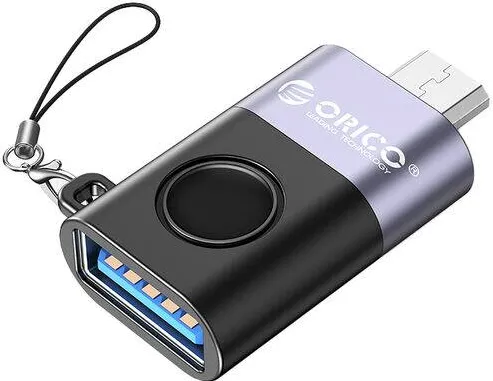Adaptor Orico WBA MicroUSB - USB Type A, Black-Gray