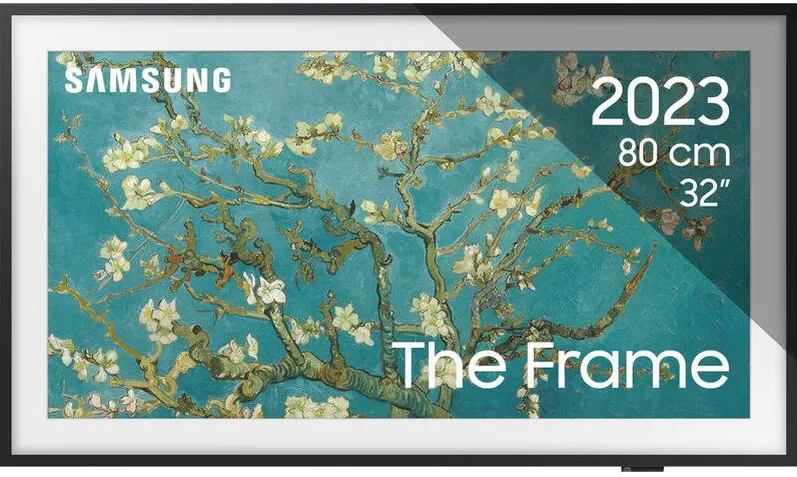 Televizor Samsung Smart TV The Frame QLED QE32LS03CB Seria LS03CB 80cm negru Full HD