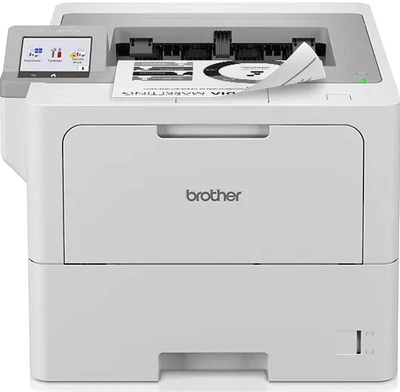 Imprimanta Brother HL-L6410DN, Laser, Monocrom, Format A4, Duplex, Retea, NFC