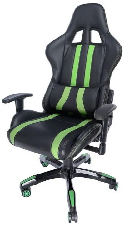 Scaun Gaming Spacer Trinity Black-Green