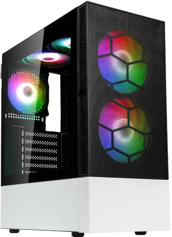 Carcasa PC Kolink Observatory MX Mesh ARGB - Negru / Alb