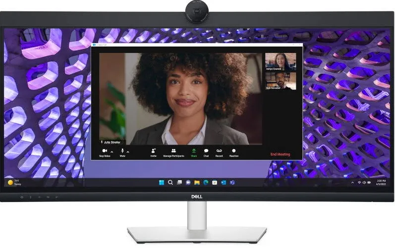 Monitor Dell P3424WEB Curbat 34 inch UWQHD IPS 5 ms 60 Hz Webcam USB-C