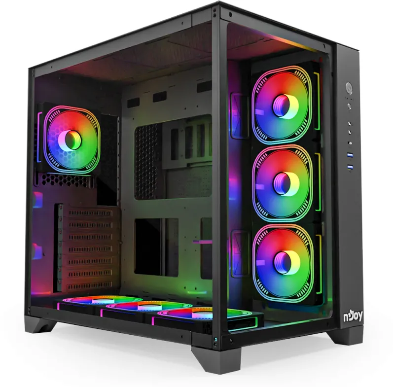 Carcasa PC nJoy Aura Black
