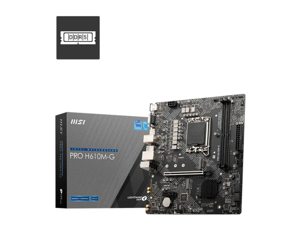 Placa de Baza MSI PRO H610M-G DDR5