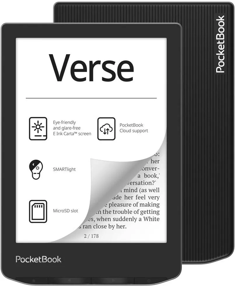 eBook Reader PocketBook Verse PB629, 6inch, 8GB, Misty Grey