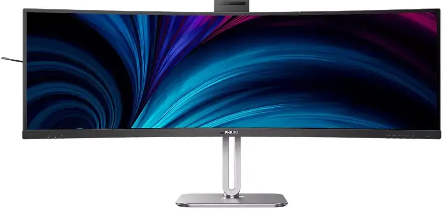 Monitor Philips 49B2U5900CH Curbat 48.8 inch DQHD VA 4 ms 75 Hz Webcam USB-C HDR
