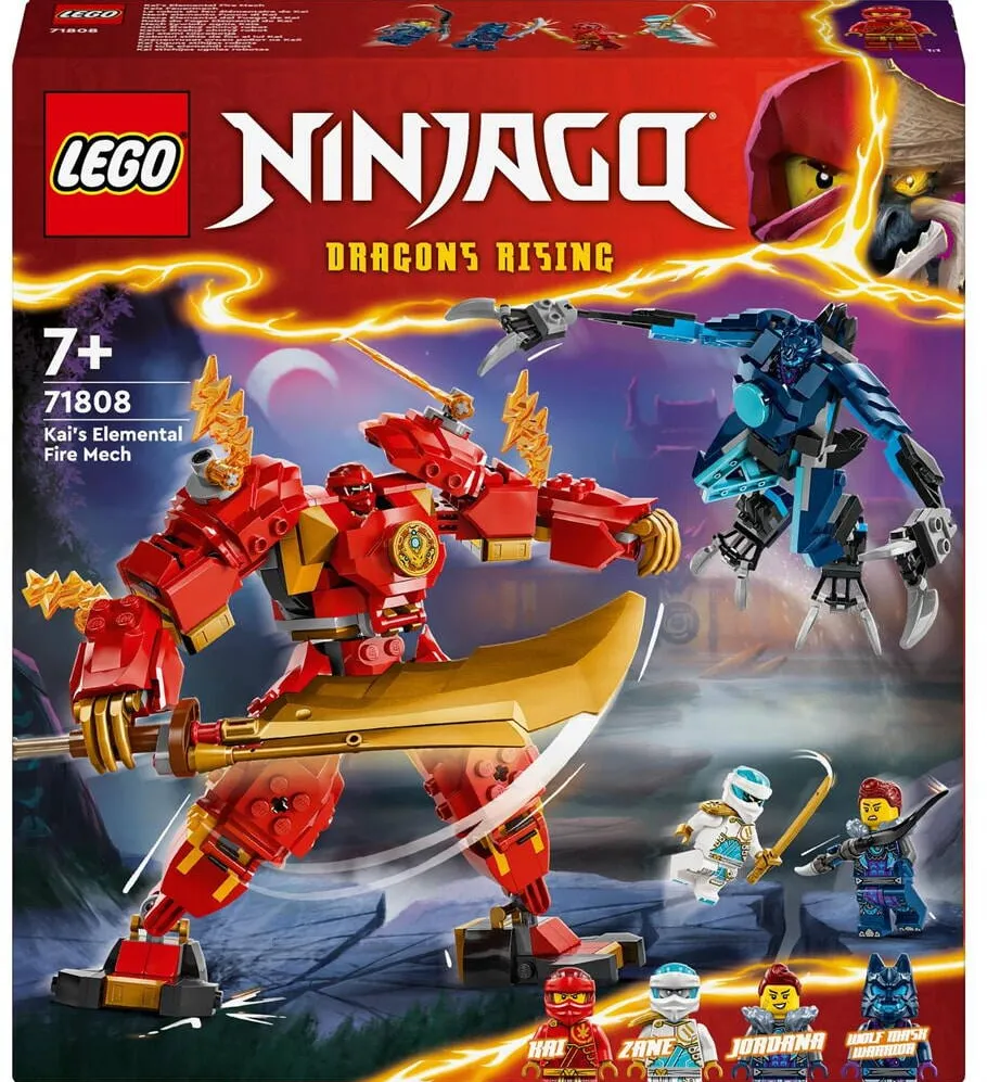 LEGO Ninjago Robotul Stihie de foc al lui Kai 71808