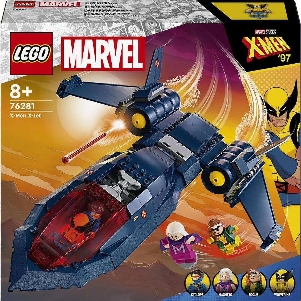 LEGO Marvel: Avionul X-Jet al lui X-Men 76281