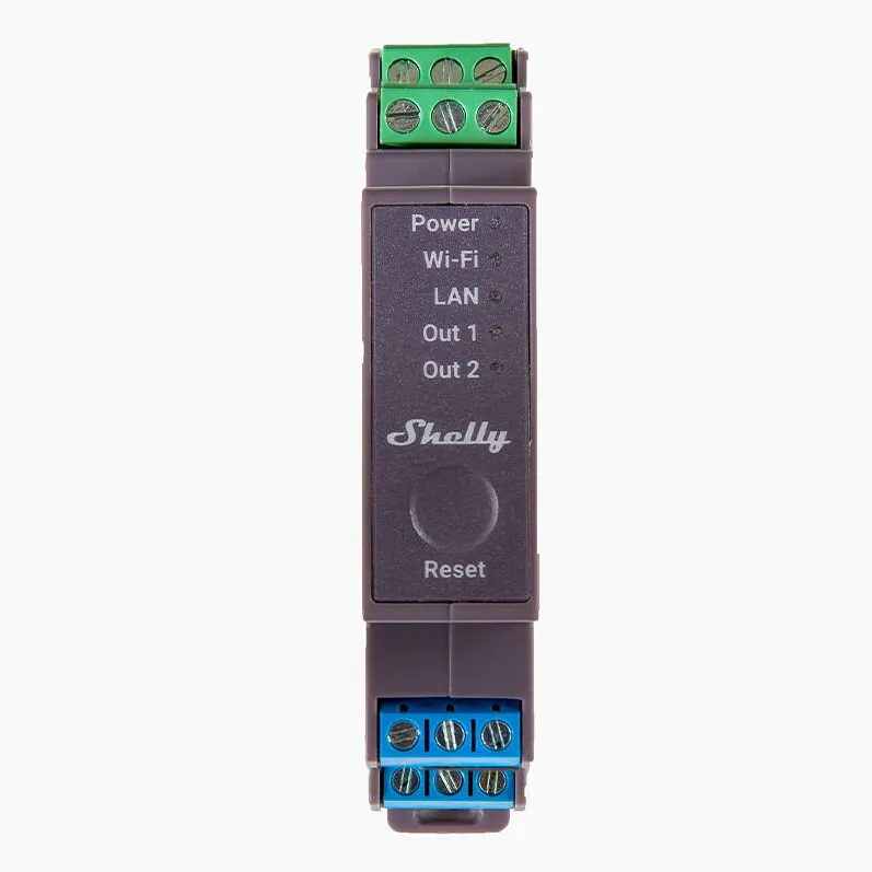 Shelly Releu inteligent cu doua canale Pro 2