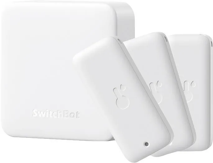 SwitchBot Set telecomanda Smart Hub + 3x Termo-Higrometru Hub Mini