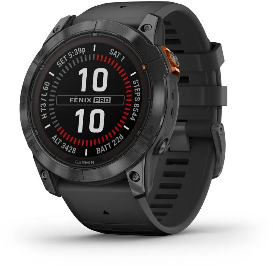 Smartwatch Garmin Fenix 7X Pro Solar (26mm) slate grey / black