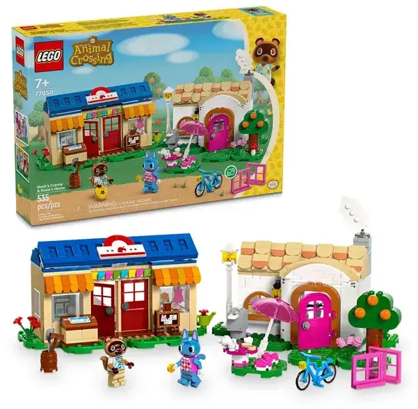 LEGO Animal Crossing Nooks Cranny si casa lui Rosie 77050