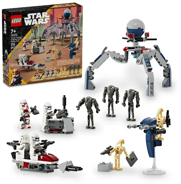 LEGO Star Wars Pachet de lupta Clone Trooper si droid de lupta 75372