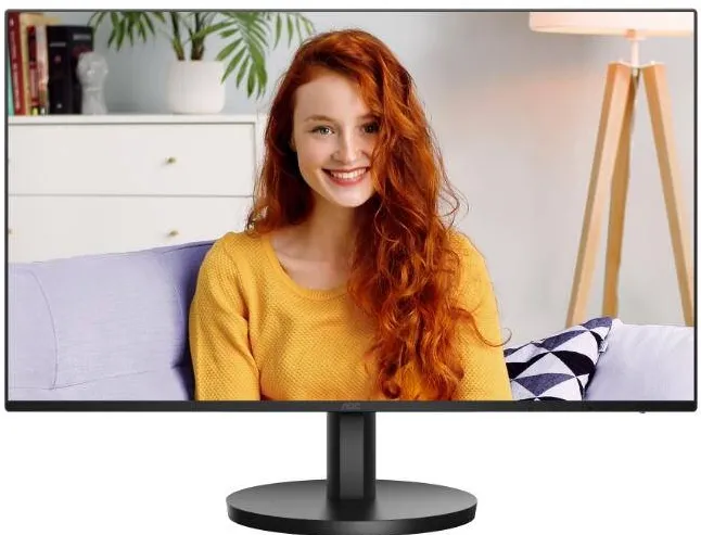 Monitor AOC IPS LED 23.8" 24B3HA2, FulL HD (1920 x 1080), VGA, HDMI, Boxe, 100 Hz, 1 ms, Negru