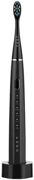 AENO Periuta de dinti electrica DB2S, 4+8 moduri curatare, 46000 de vibratii/minut, 90 zile fara incarcare, Negru