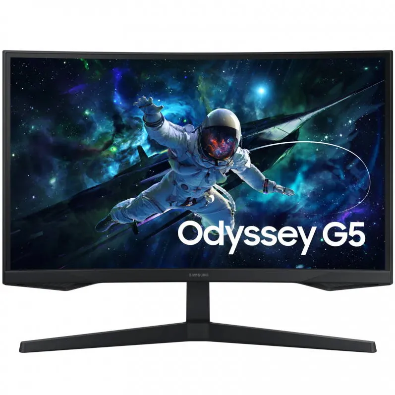 Monitor Samsung Gaming Odyssey G55C LS27CG552EUXEN Curbat 27 inch QHD VA 1 ms 165 Hz HDR FreeSync