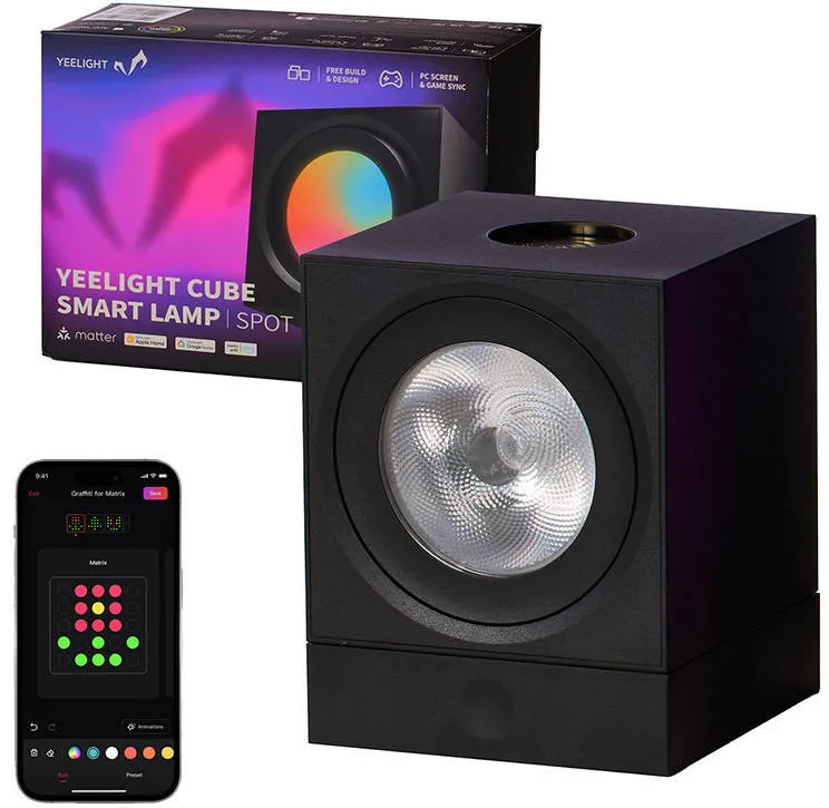 Yeelight Cube Light Smart Gaming Lamp Spot - Baza