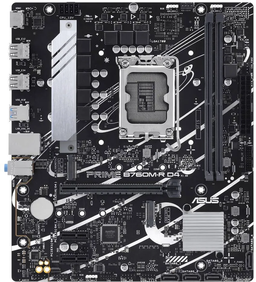 Placa de Baza Asus PRIME B760M-R D4