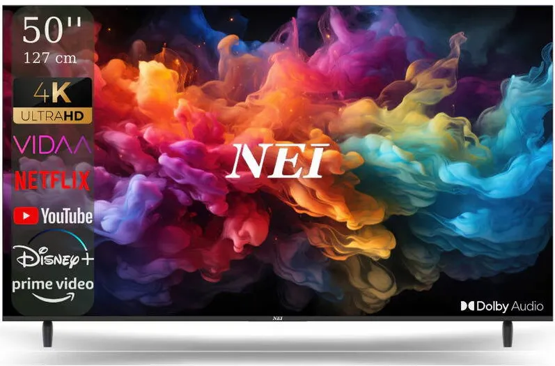 Televizor NEI Smart 50NE6901 Seria NE6901 127cm negru 4K UHD