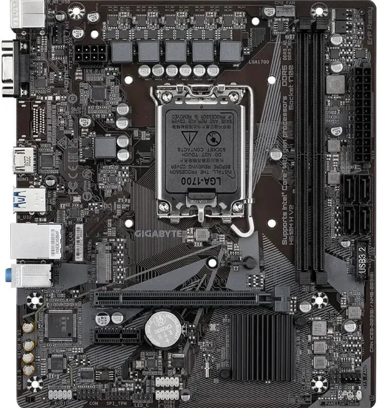 Placa de Baza GIGABYTE H610M H V2