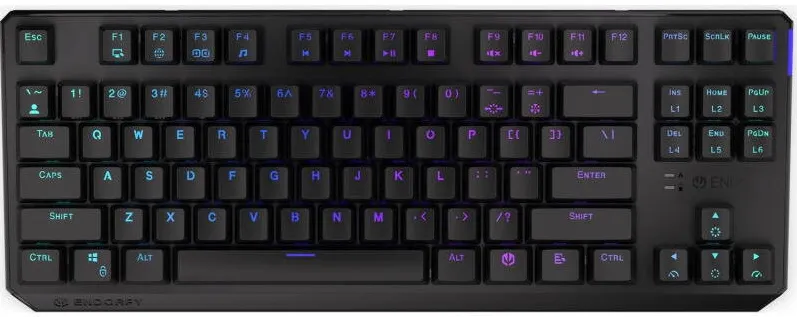 Tastatura Endorfy Gaming Thock TKL Wireless RGB Kailh Box Black Switch Mecanica