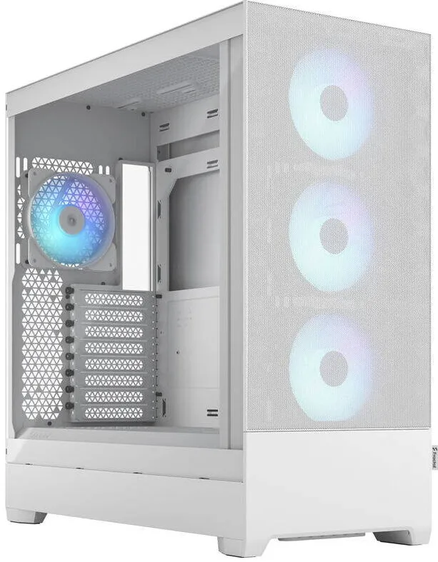 Carcasa PC Fractal Design Pop XL Air RGB Clear Tint E-ATX, Tempered Glass - White