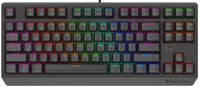 Tastatura Genesis Gaming THOR 230 TKL RGB Outemu Red Switch Mecanica
