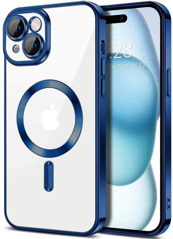 Techsuit Husa pentru iPhone 16 - Techsuit Luxury Crystal MagSafe - Deep Blue