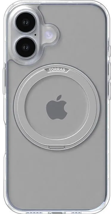 Torras Torras Ostand Pro Case for iPhone 16 Plus (Transparent)