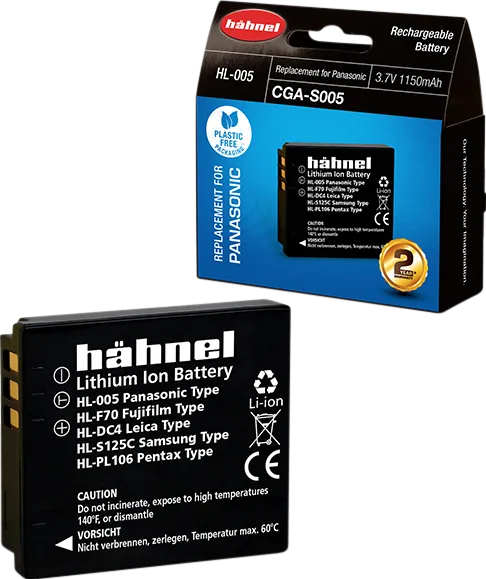 HAHNEL Hhnel Battery Panasonic HL-005 / CGA-S005