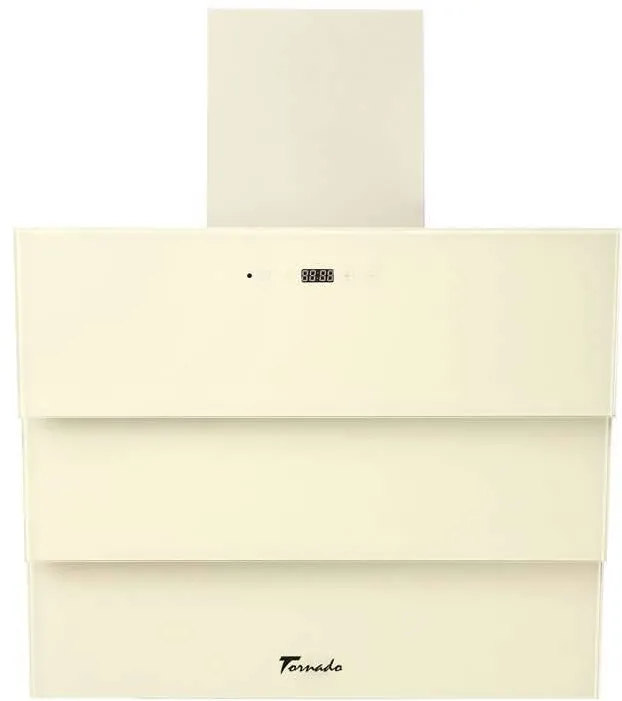Tornado Hota Decorativa Megas 1200 (60) LED, clasa A, 1 motor Turbo, latime 60 cm, 4 viteze, absorbtie 1200 m3/ora, filtru anti-grasimi aluminiu 5 straturi, Bej