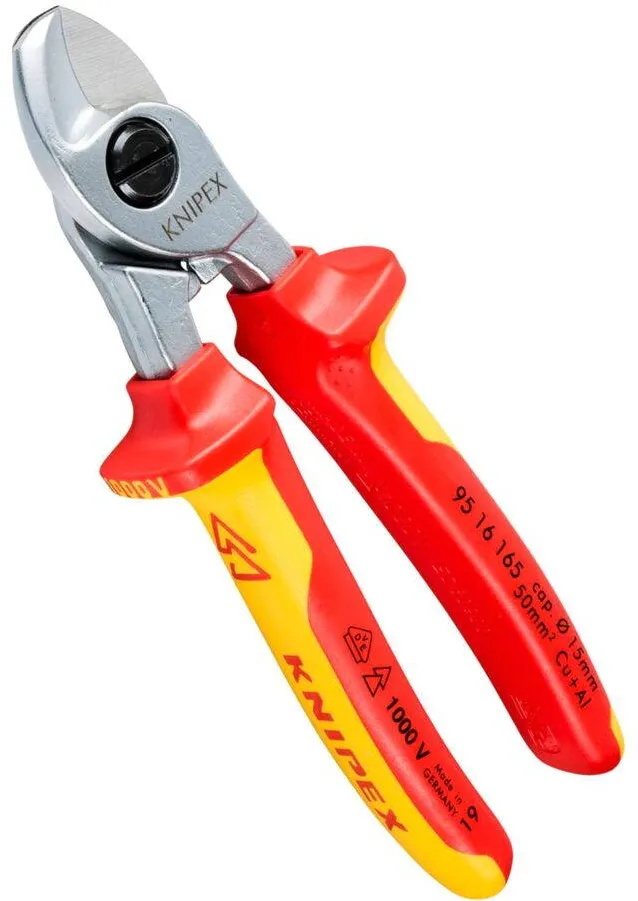 KNIPEX cable shears insulation with multicomponent cases