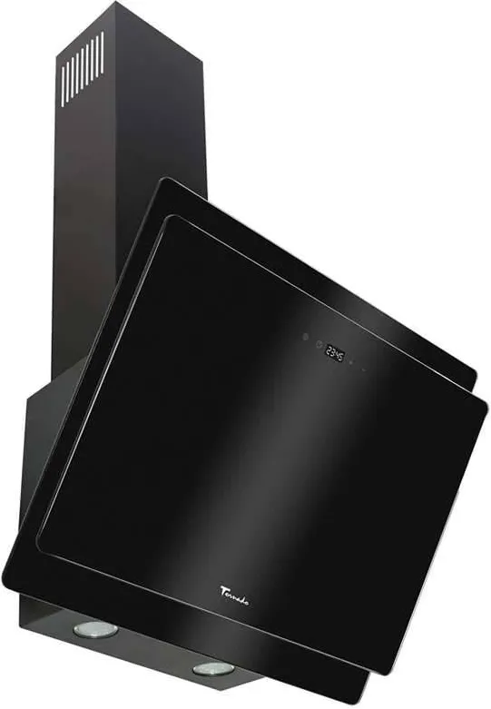 Tornado Hota Decorativa Notos 1200 (90), 1 motor, latime 90 cm, 4 viteze, absorbtie 1200 m3/ora, Negru