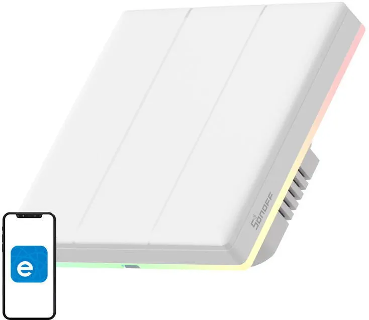 Sonoff Smart Wi-Fi Touch Wall Switch Sonoff TX T5 3C (3-channel)