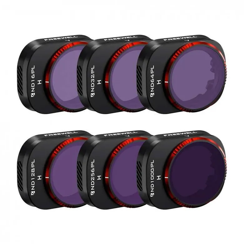 Freewell Filtry Bright Day Freewell do drona DJI Mini 4 Pro (6 szt)