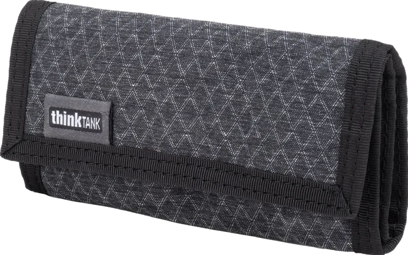 THINK TANK Secure Pocket Rocket (Wallet with Strap: holds 9 SD/CFexpress/Micro) Slate Black