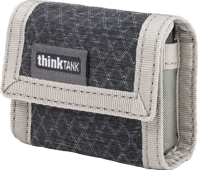 THINK TANK AA Battery Holder (Wallet holds: 8 AA or 16 AAA batteries) Grey