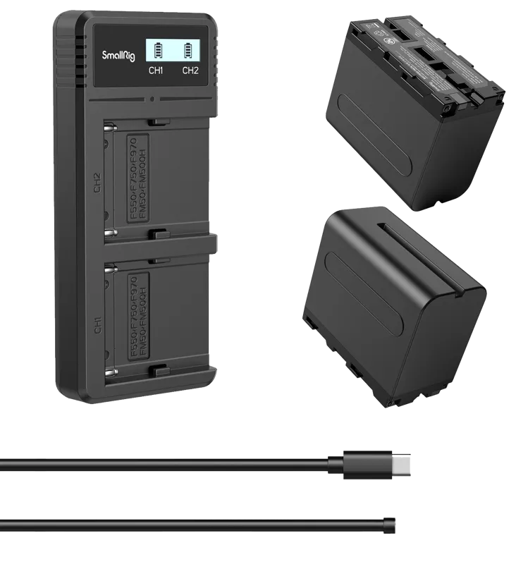 SmallRig SmallRig 3823 NP-F970 Battery  Charger Kit