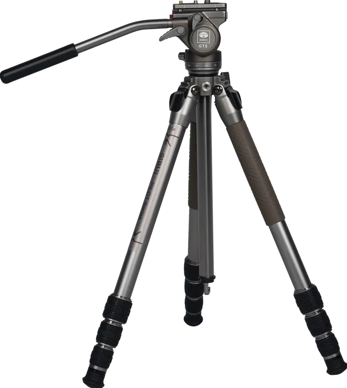SIRUI Pilot Series Alu Tripod GT04+GT5 Videohead Grey