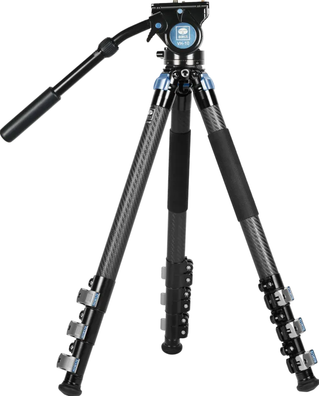 SIRUI Carbon Fiber Tripod Kit with VideoHead L-324F + VH-10